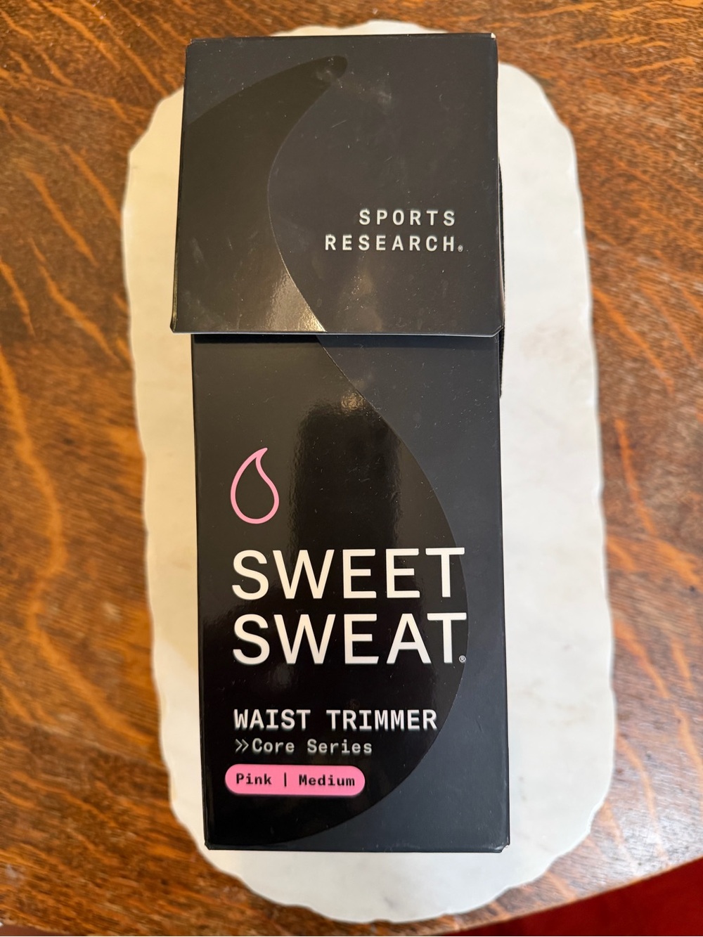 Sports Research Sweet Sweat Waist Trimmer - Pink (Medium)